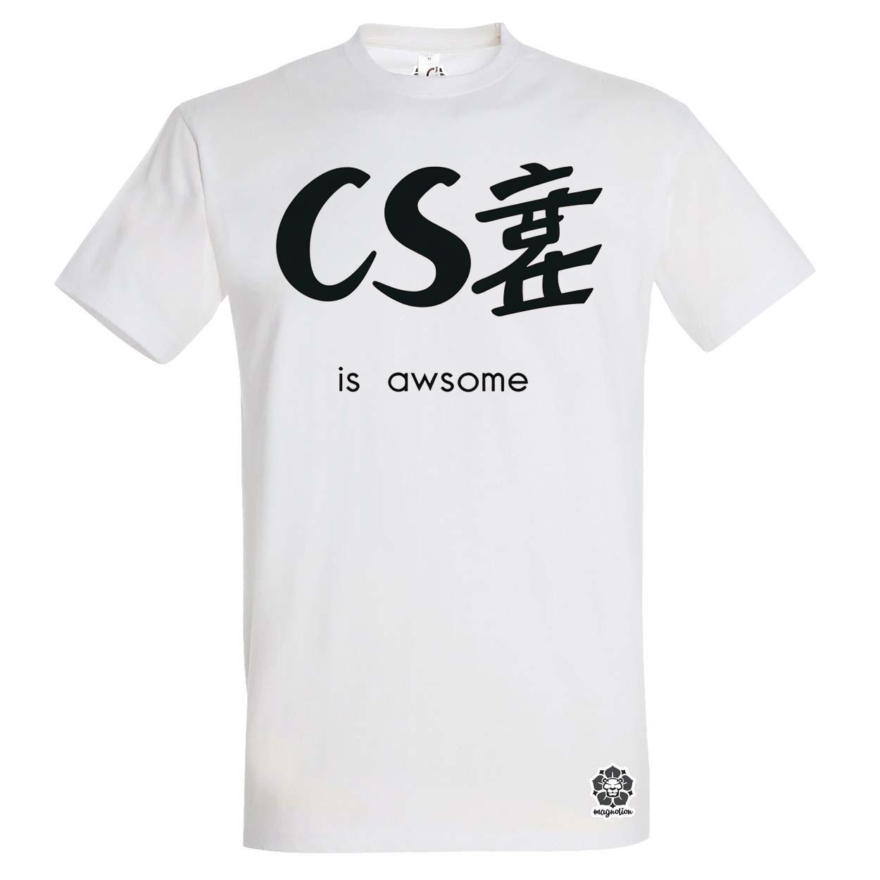 CSS is awesome v10 egyedi póló 