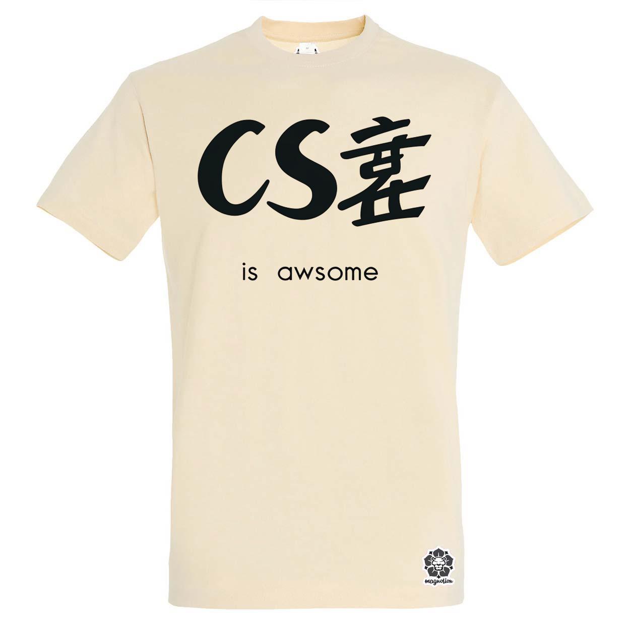 CSS is awesome v10 egyedi póló 