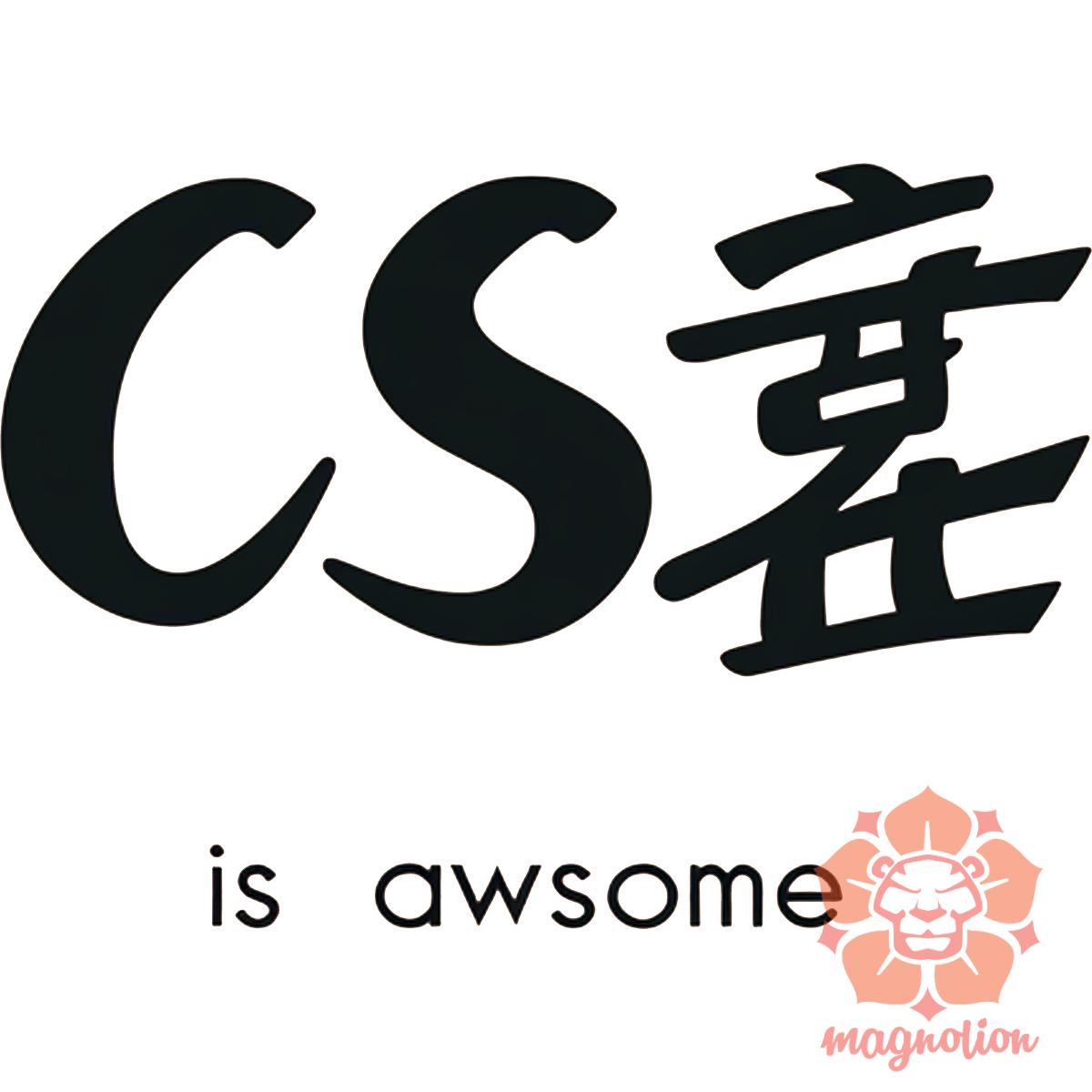 CSS is awesome v10 egyedi póló 