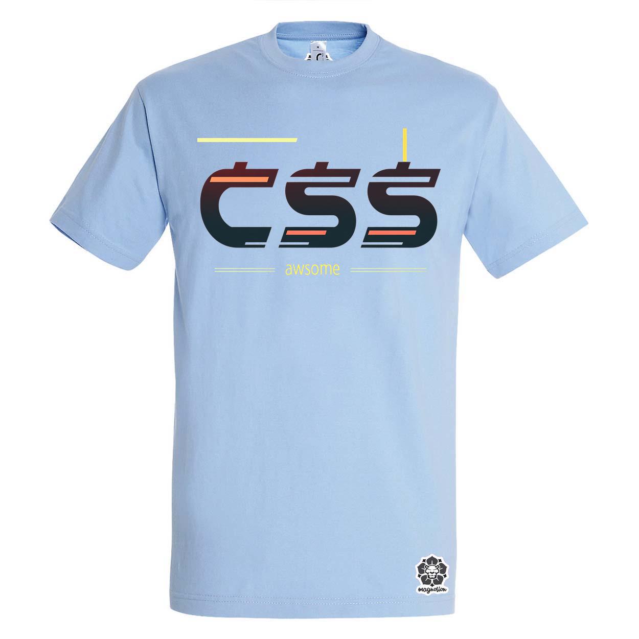 CSS is awesome v2 egyedi póló 