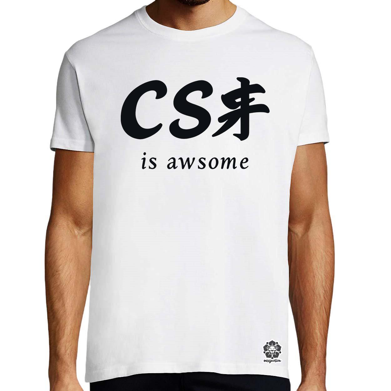 CSS is awesome v8 egyedi póló 