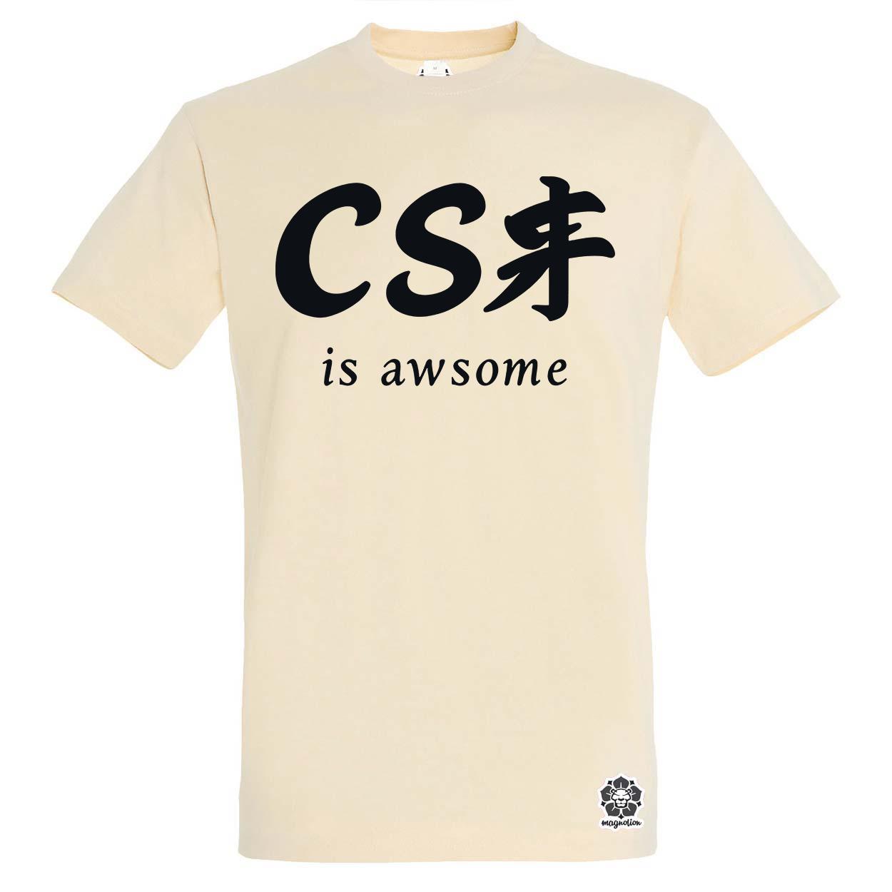 CSS is awesome v8 egyedi póló 