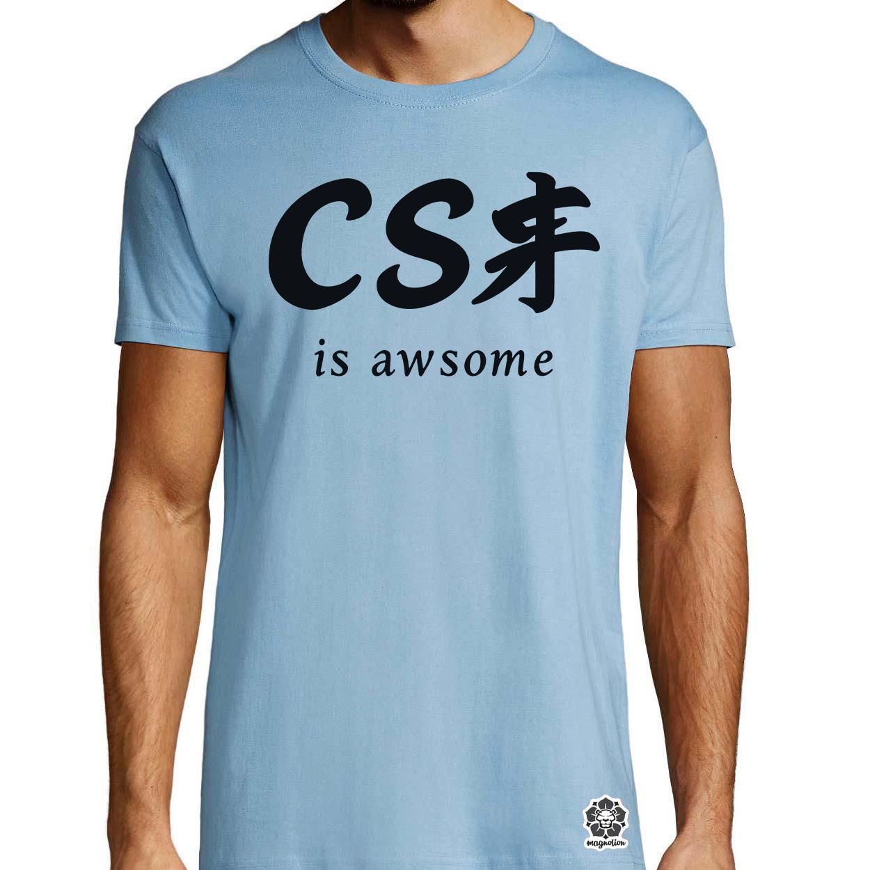 CSS is awesome v8 egyedi póló 