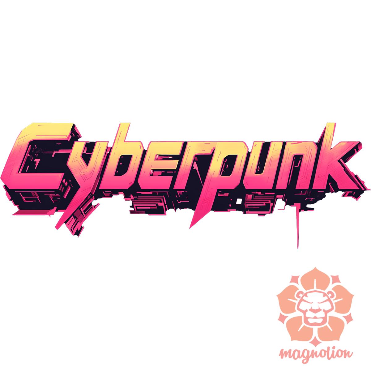 Cyberpunk v27 egyedi póló 