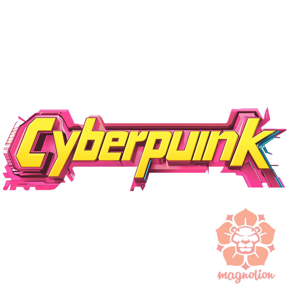 Cyberpunk v45 egyedi póló 
