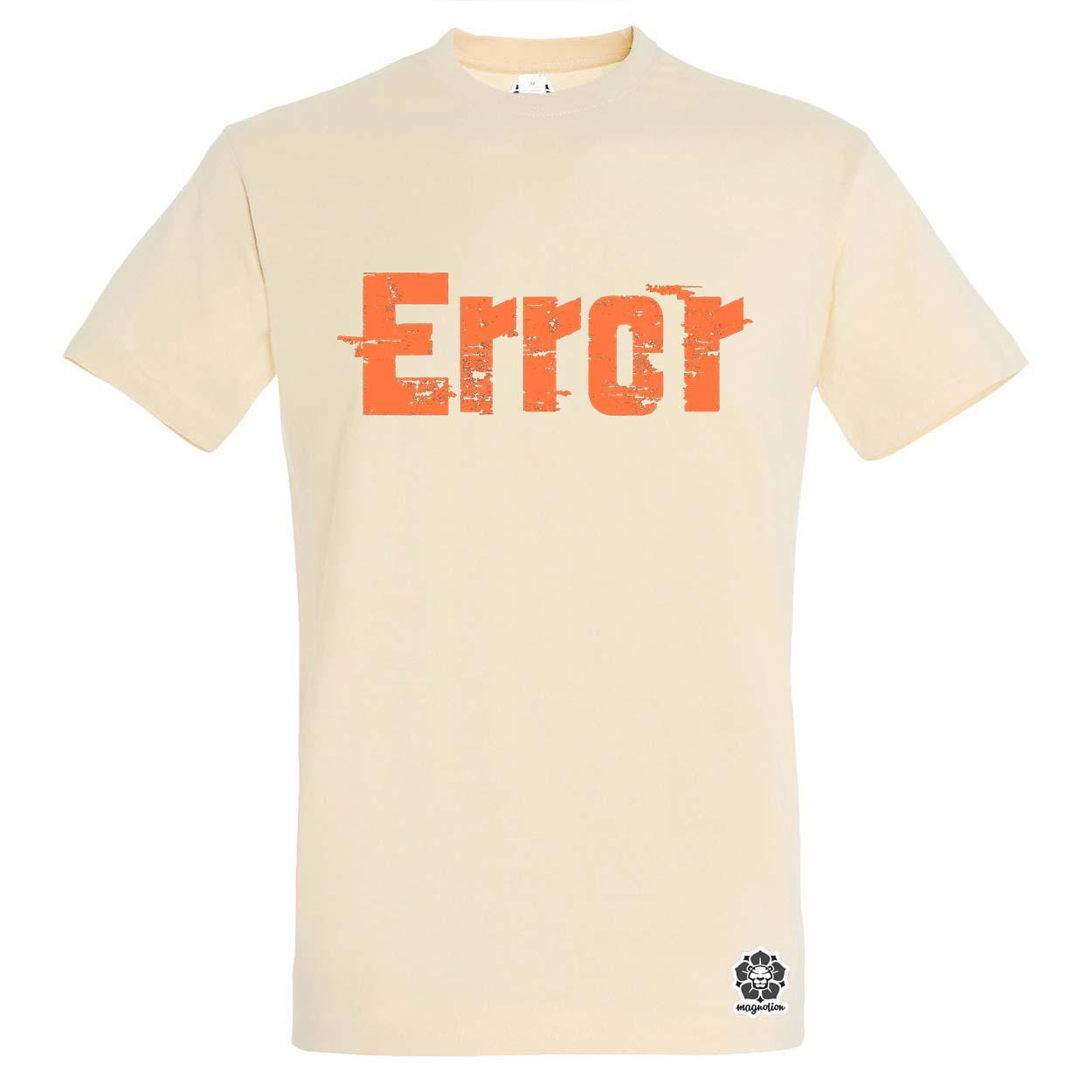 Error v10 egyedi póló 