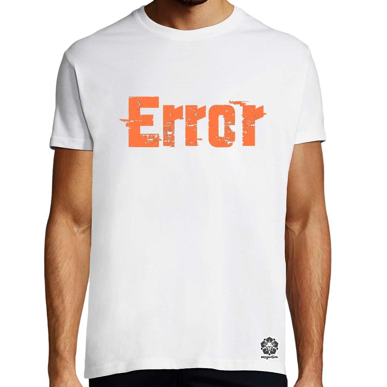 Error v10 egyedi póló 