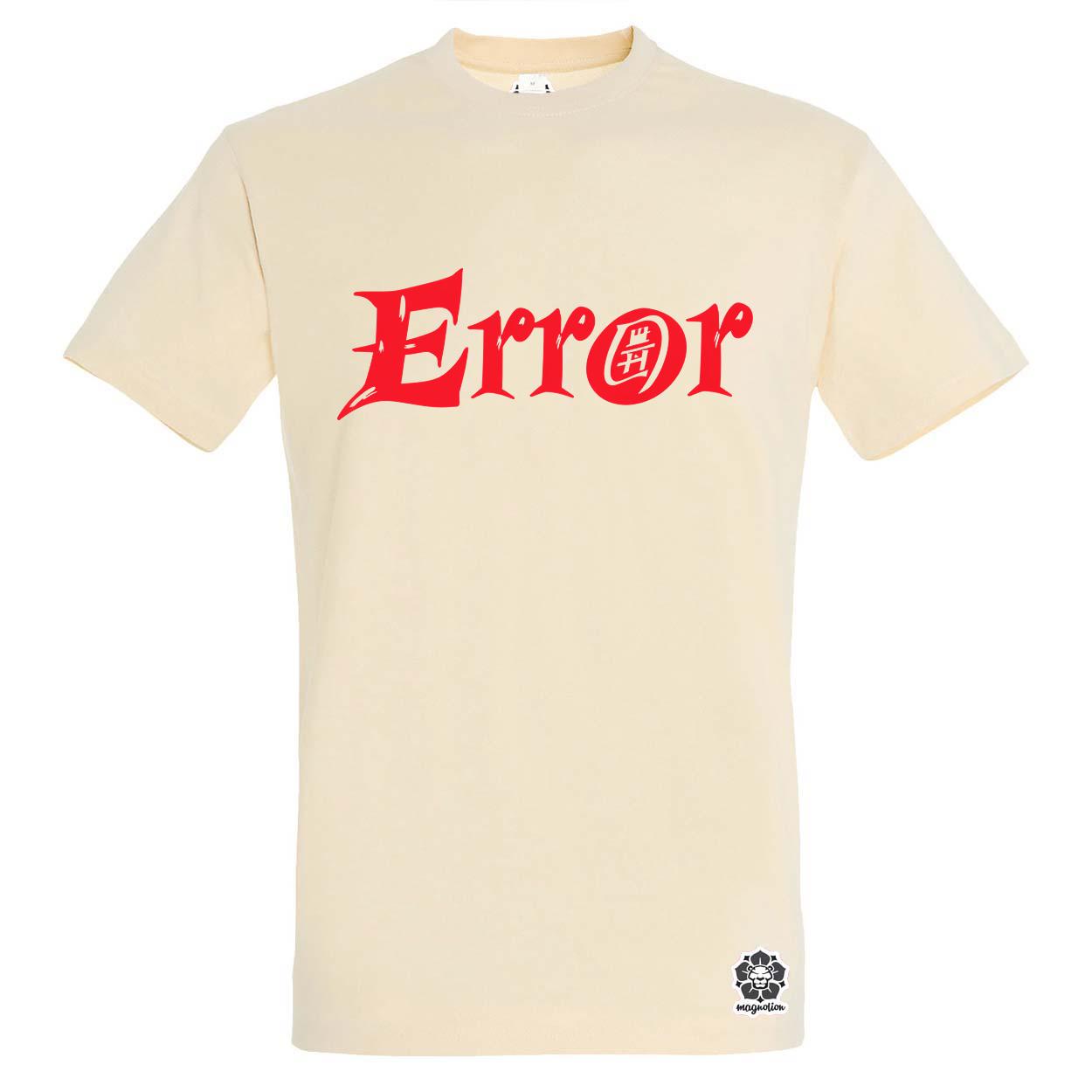 Error v11 egyedi póló 