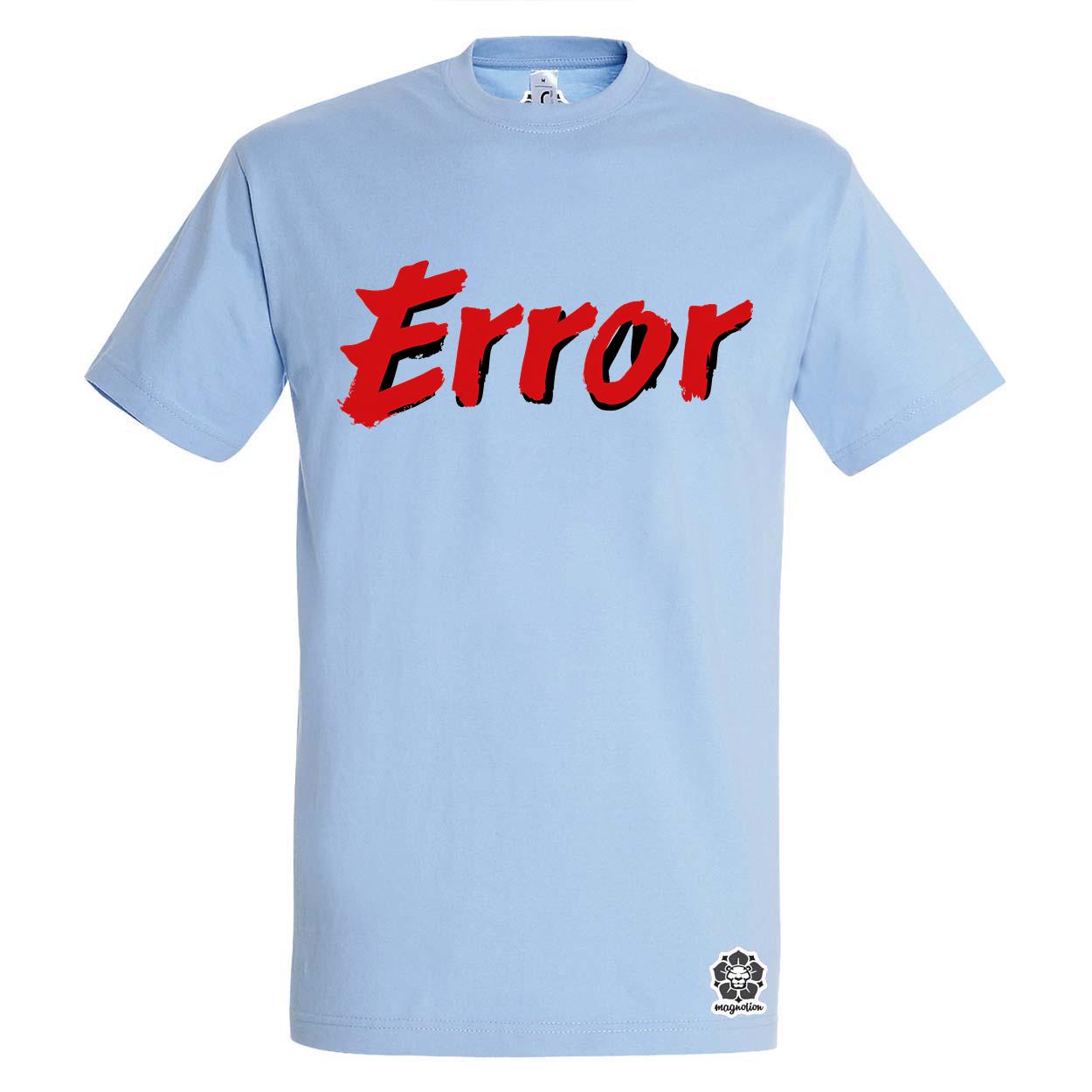 Error v12 egyedi póló 