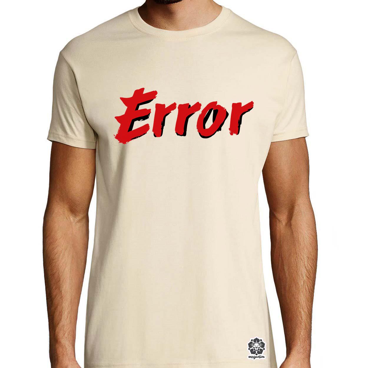 Error v12 egyedi póló 
