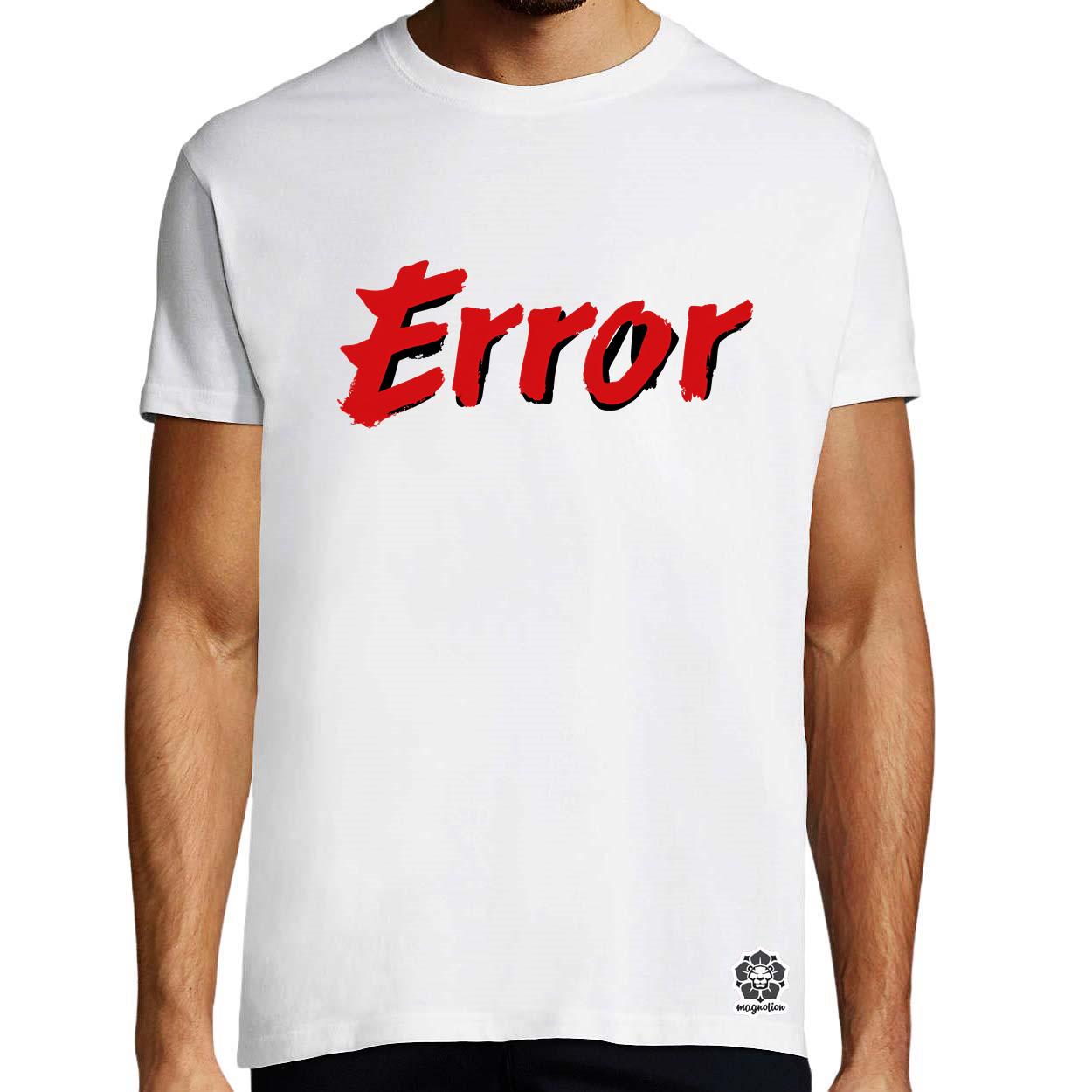 Error v12 egyedi póló 