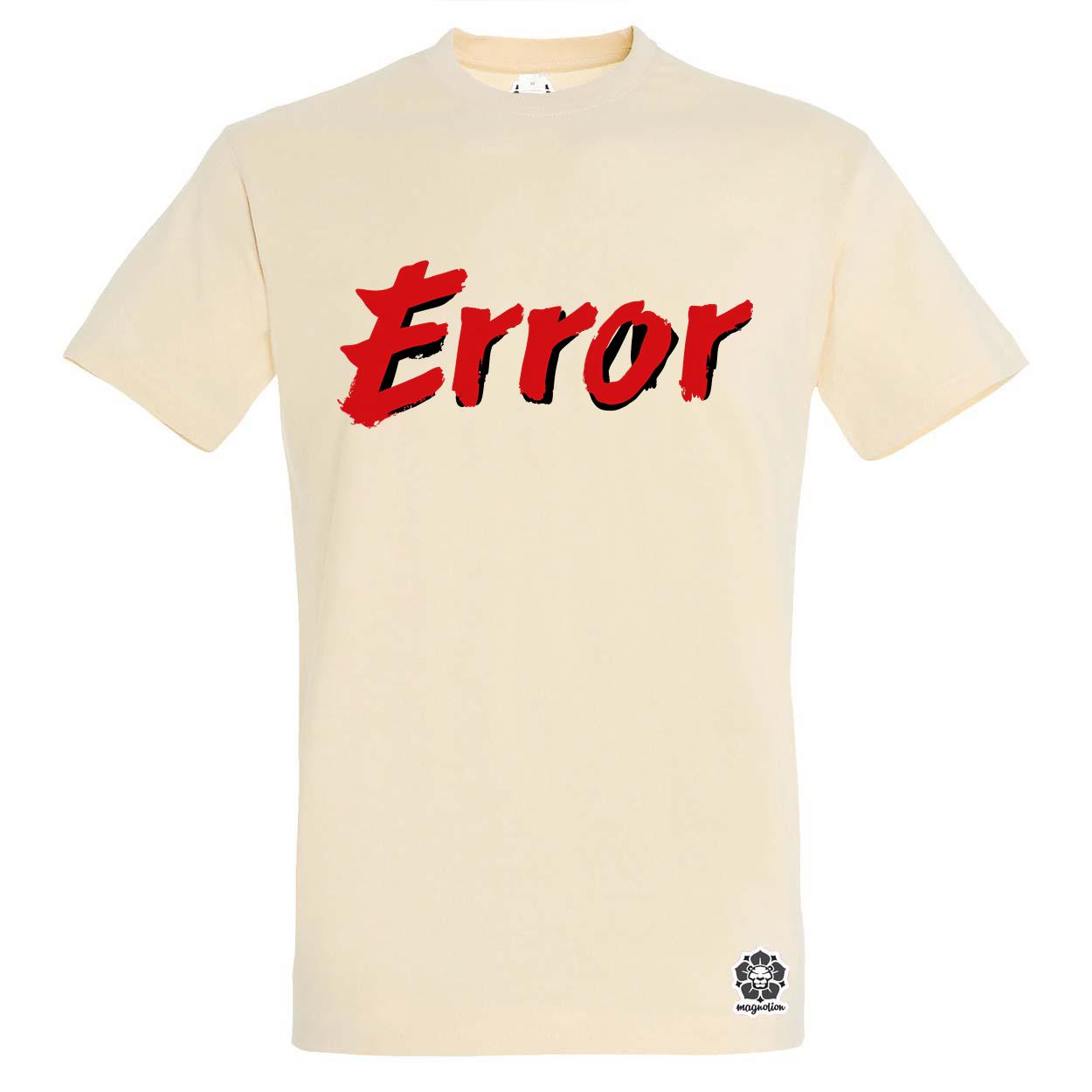 Error v12 egyedi póló 