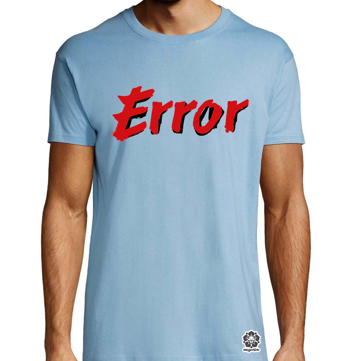 Error v12 egyedi póló 