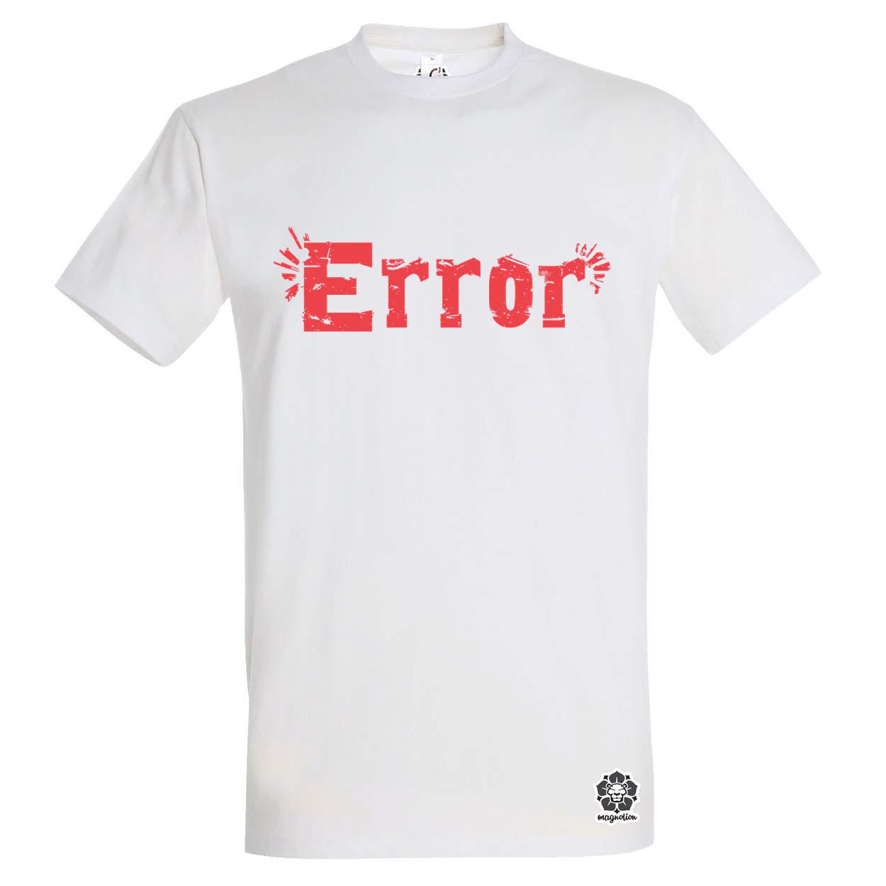 Error v1 egyedi póló 