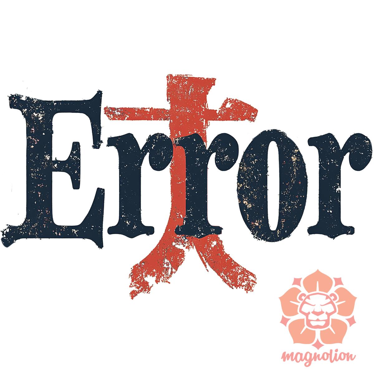 Error v2 egyedi póló 