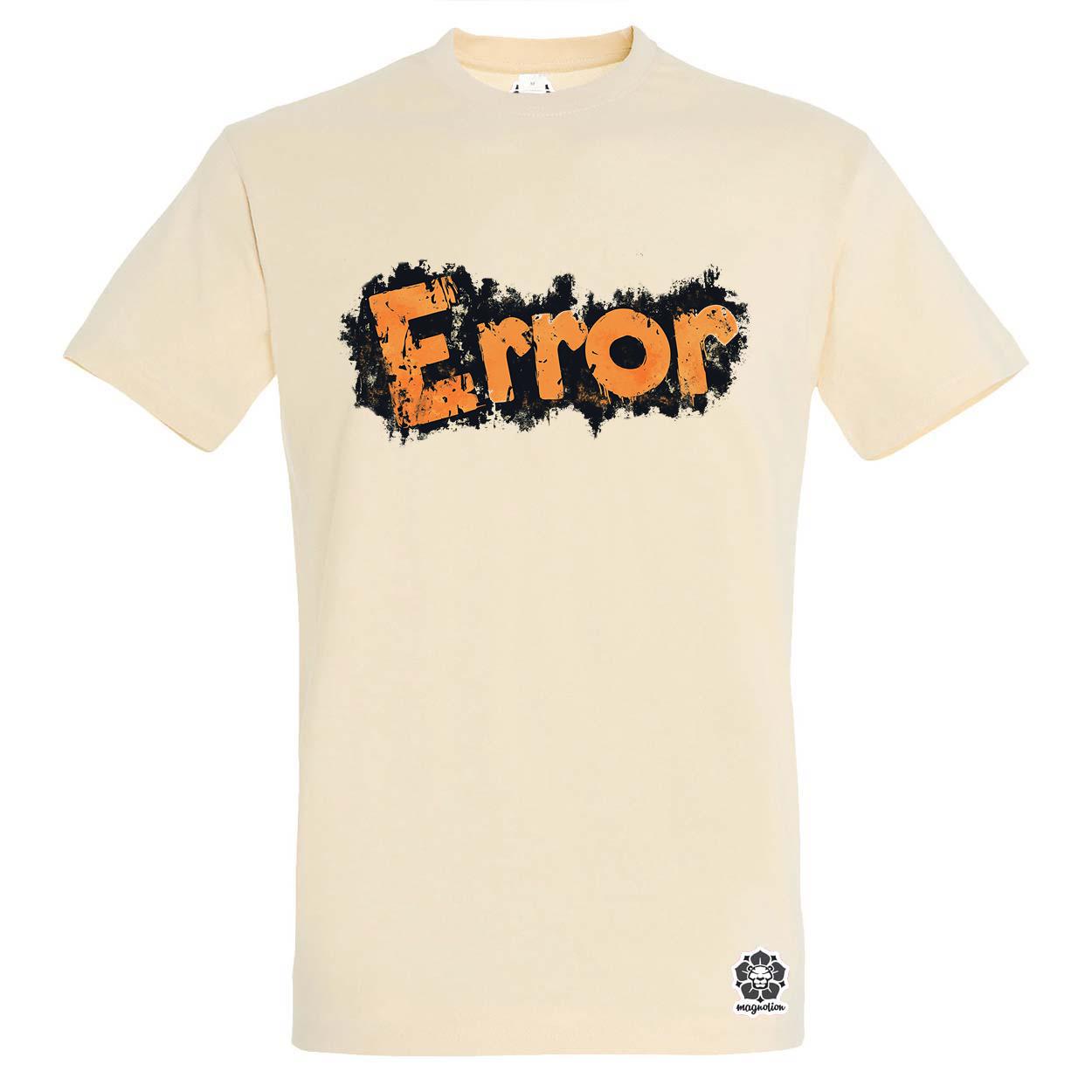 Error v3 egyedi póló 