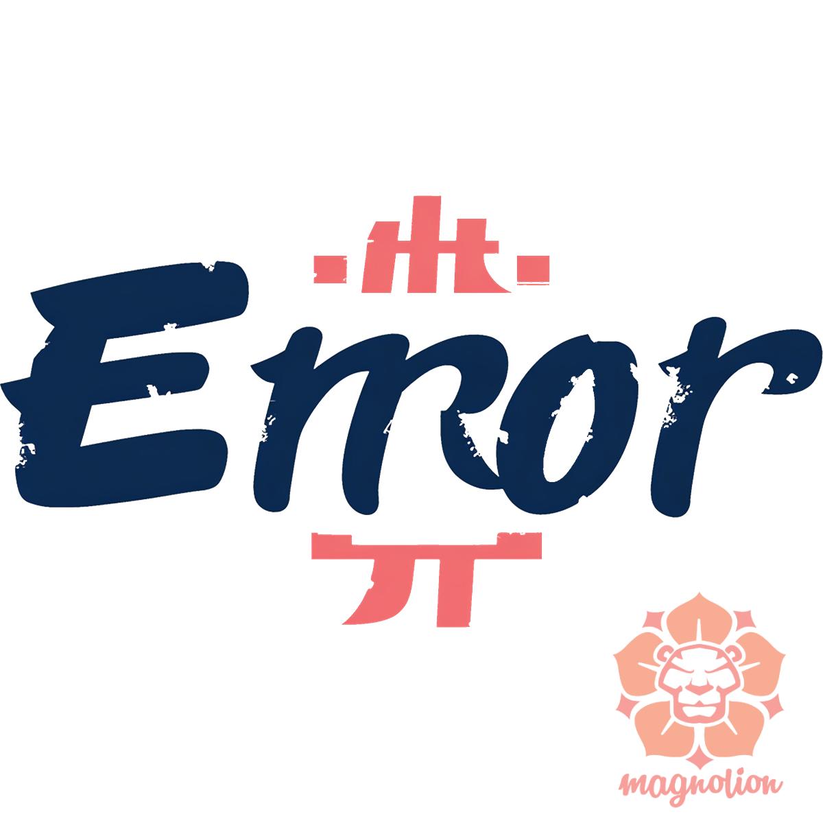 Error v4 egyedi póló 