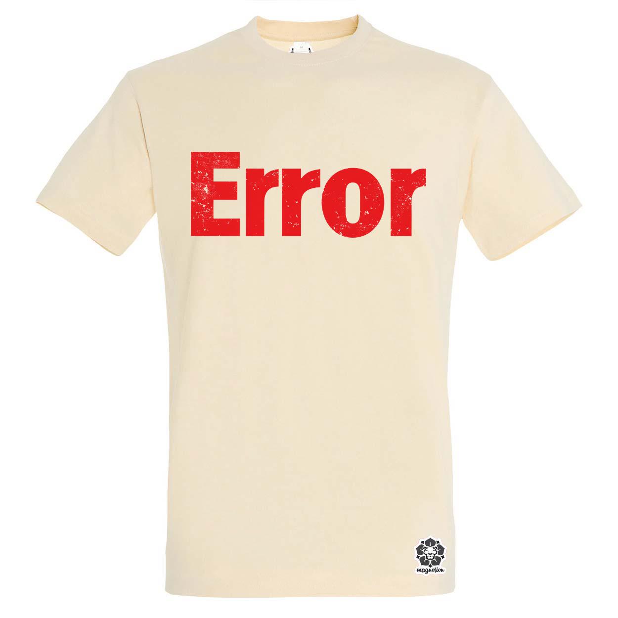 Error v7 egyedi póló 