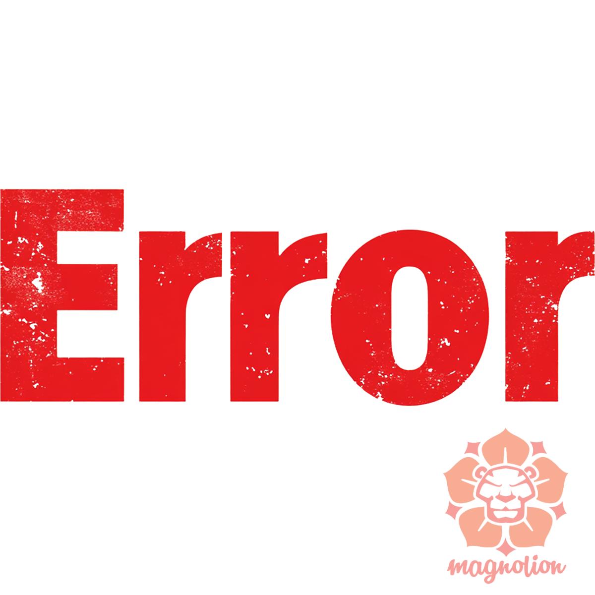 Error v7 egyedi póló 