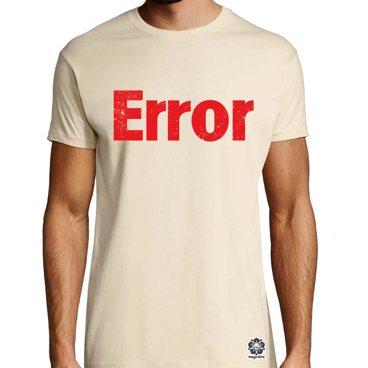 Error v7 egyedi póló 