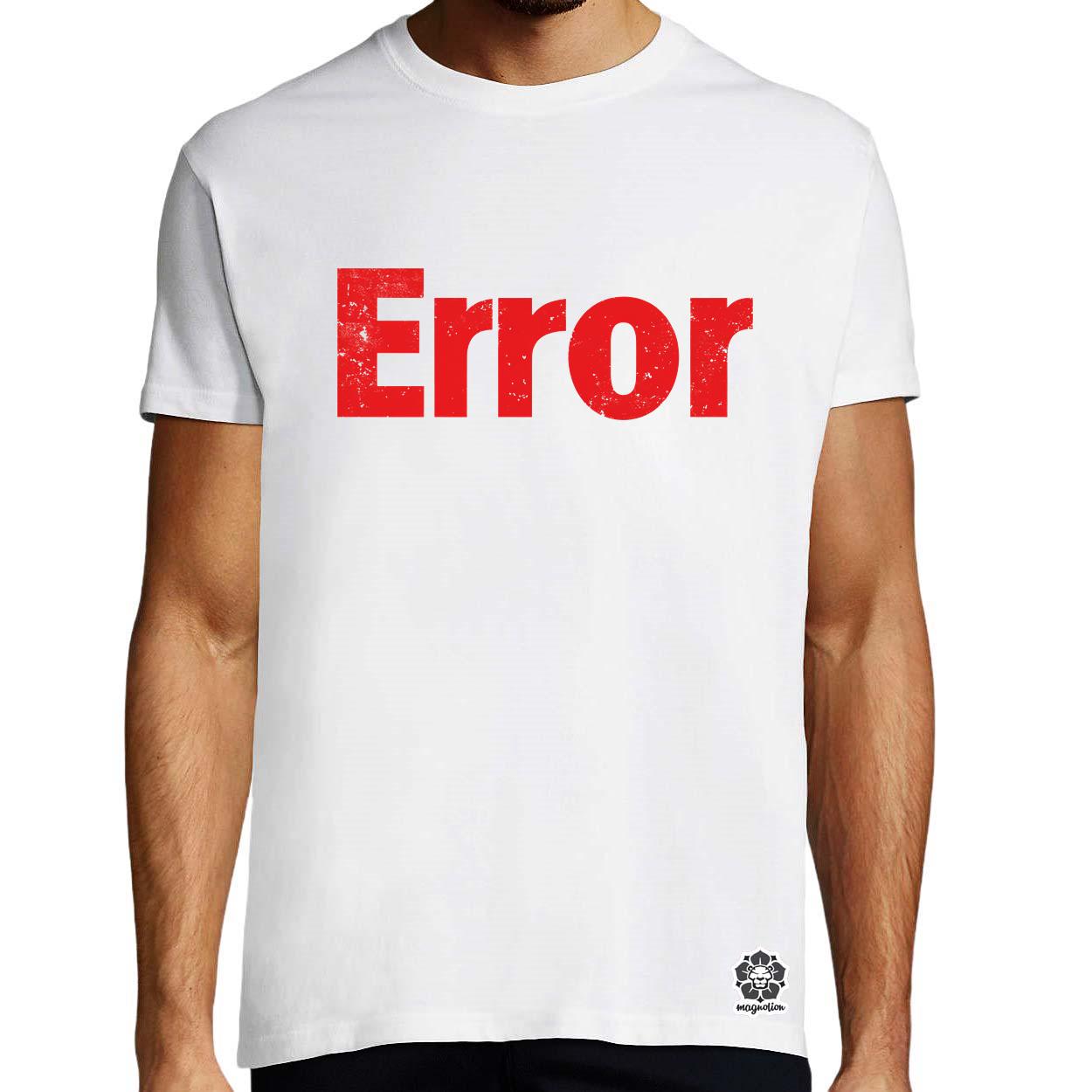 Error v7 egyedi póló 
