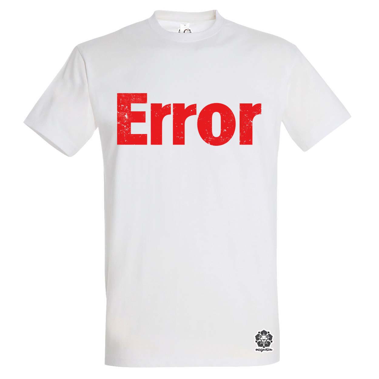 Error v7 egyedi póló 