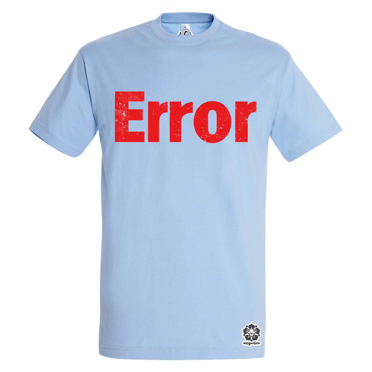Error v7 egyedi póló 