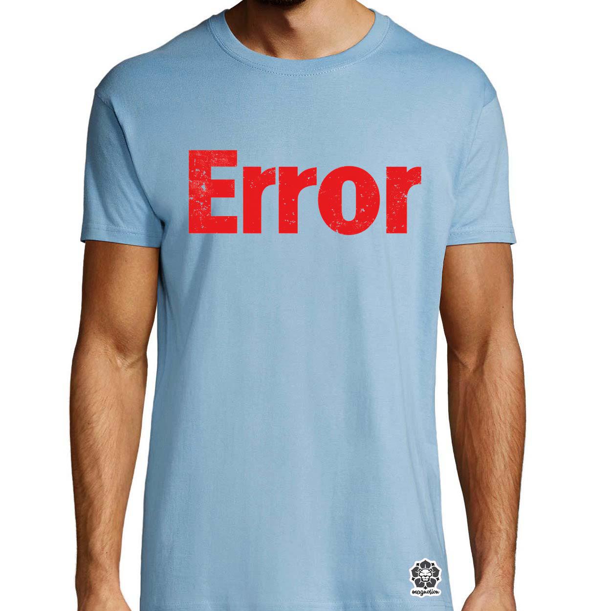 Error v7 egyedi póló 