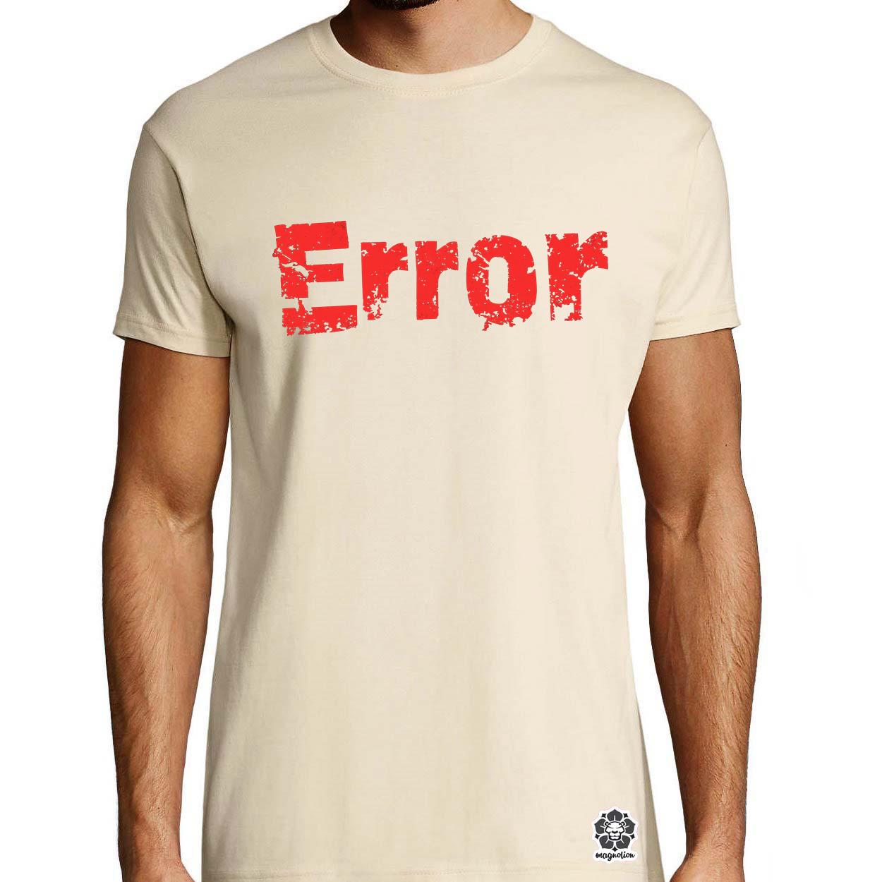 Error v8 egyedi póló 