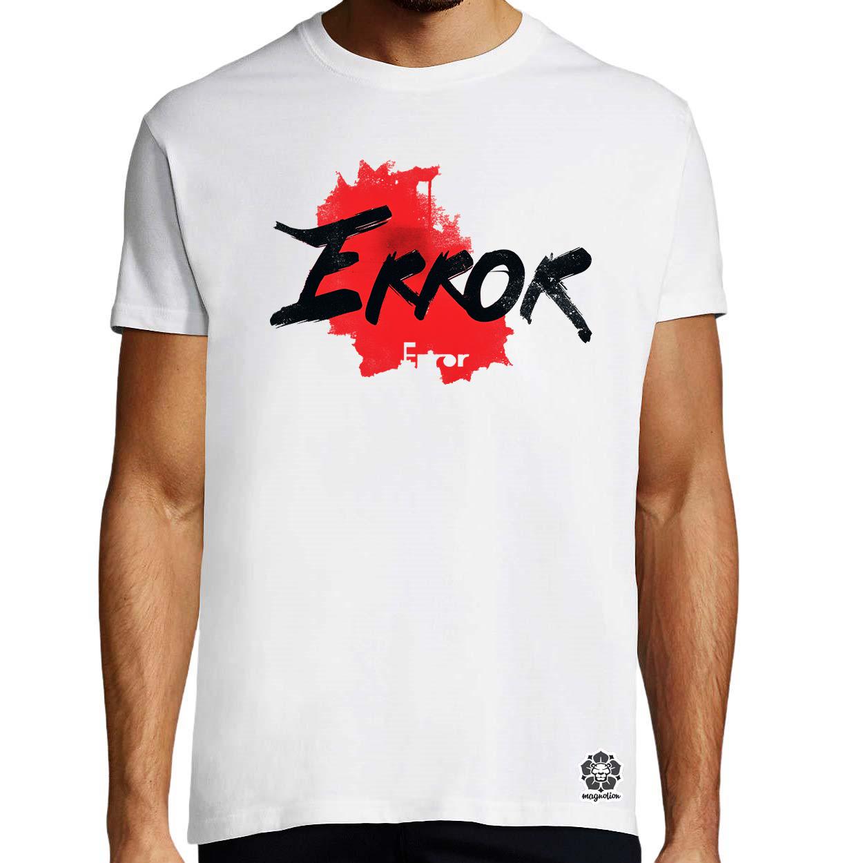 Error v9 egyedi póló 