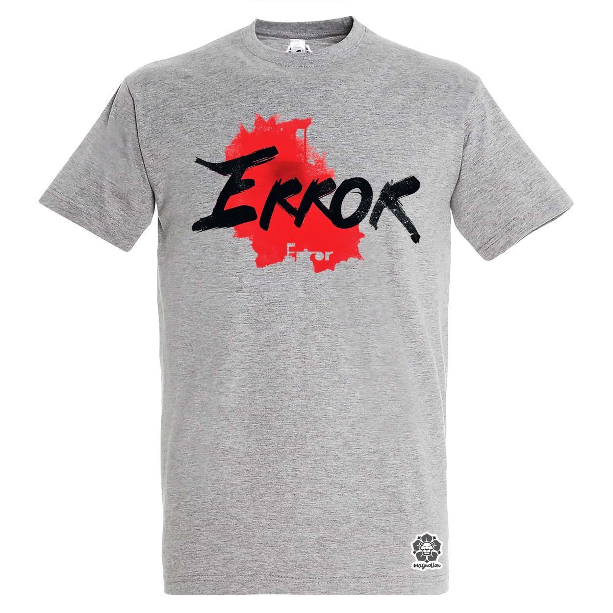 Error v9 egyedi póló 