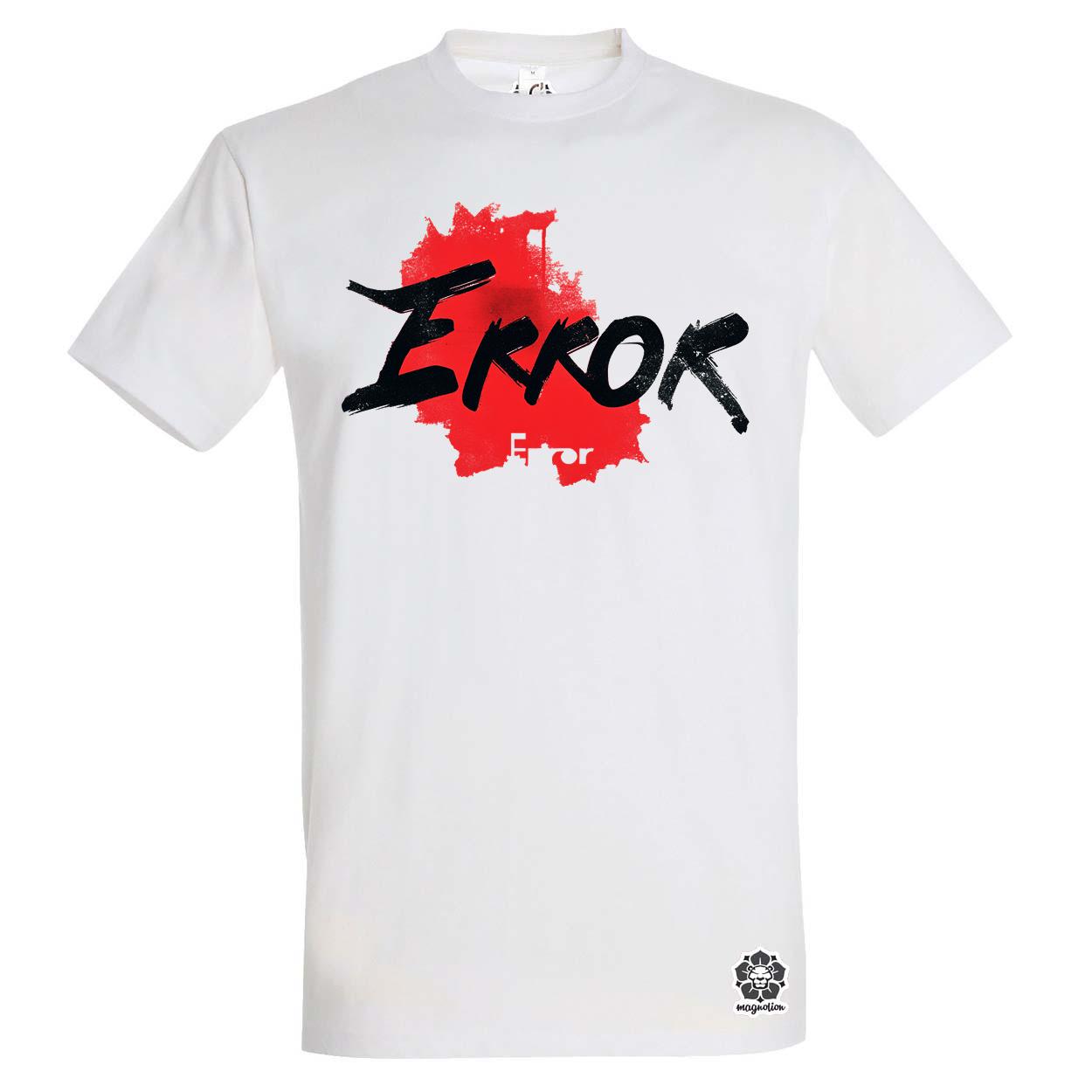 Error v9 egyedi póló 