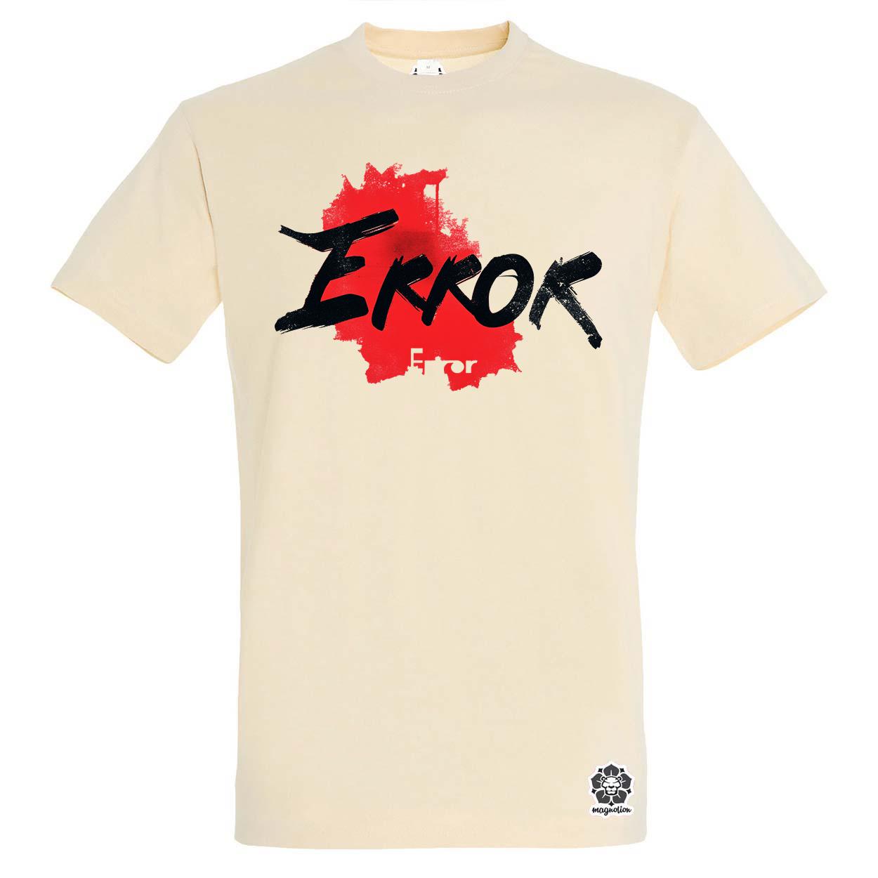 Error v9 egyedi póló 