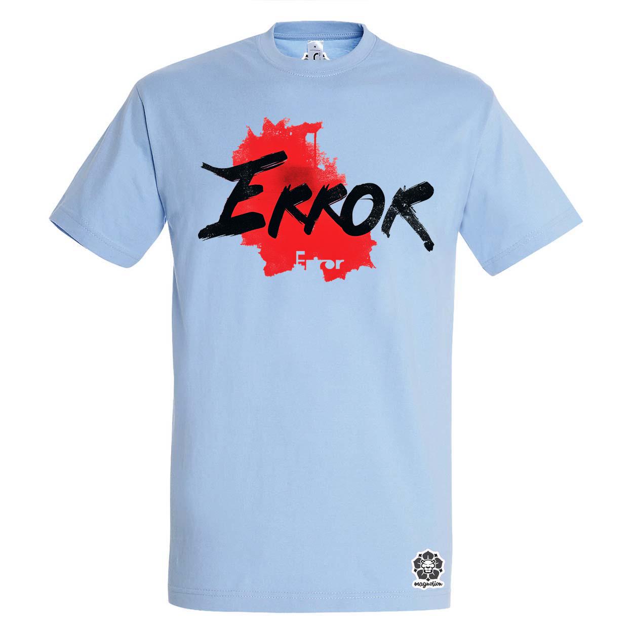 Error v9 egyedi póló 