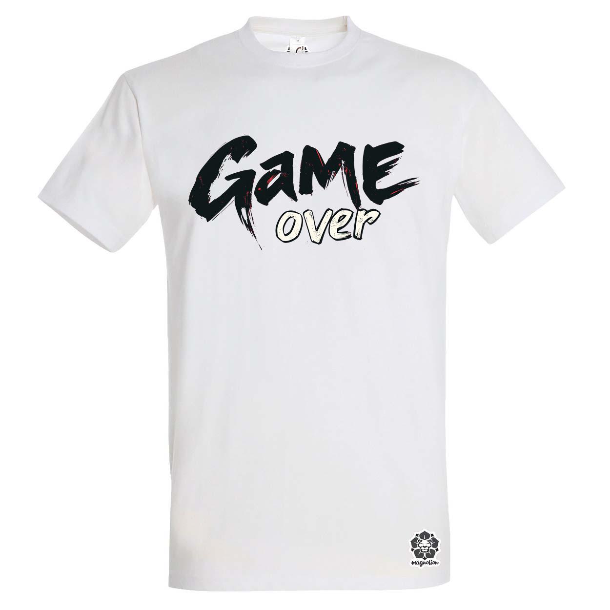 Game over v1 egyedi póló 