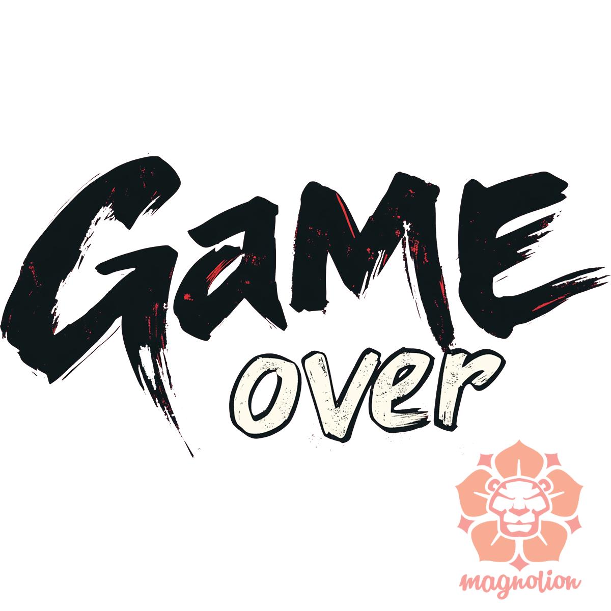 Game over v1 egyedi póló 