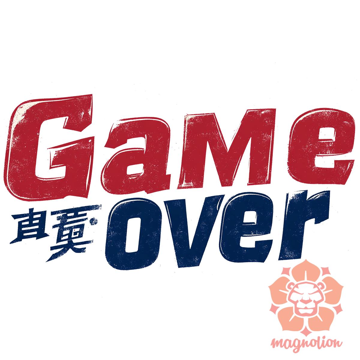 Game over v5 egyedi póló 