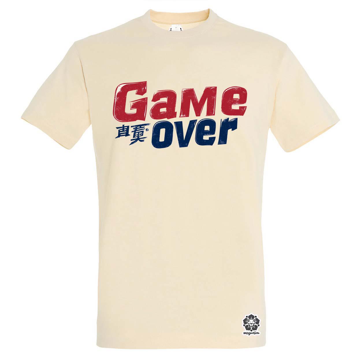 Game over v5 egyedi póló 