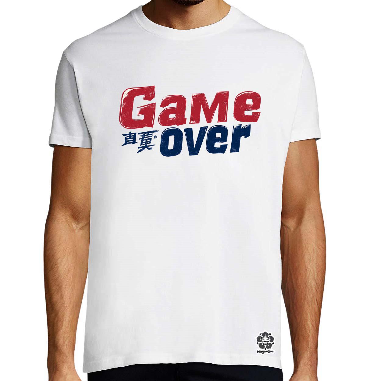 Game over v5 egyedi póló 