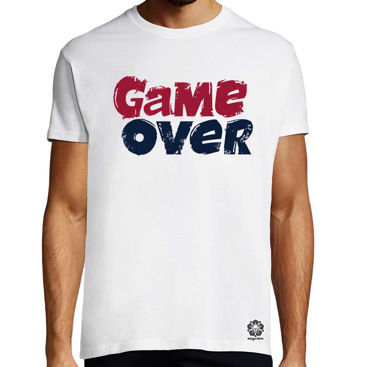 Game over v6 egyedi póló 
