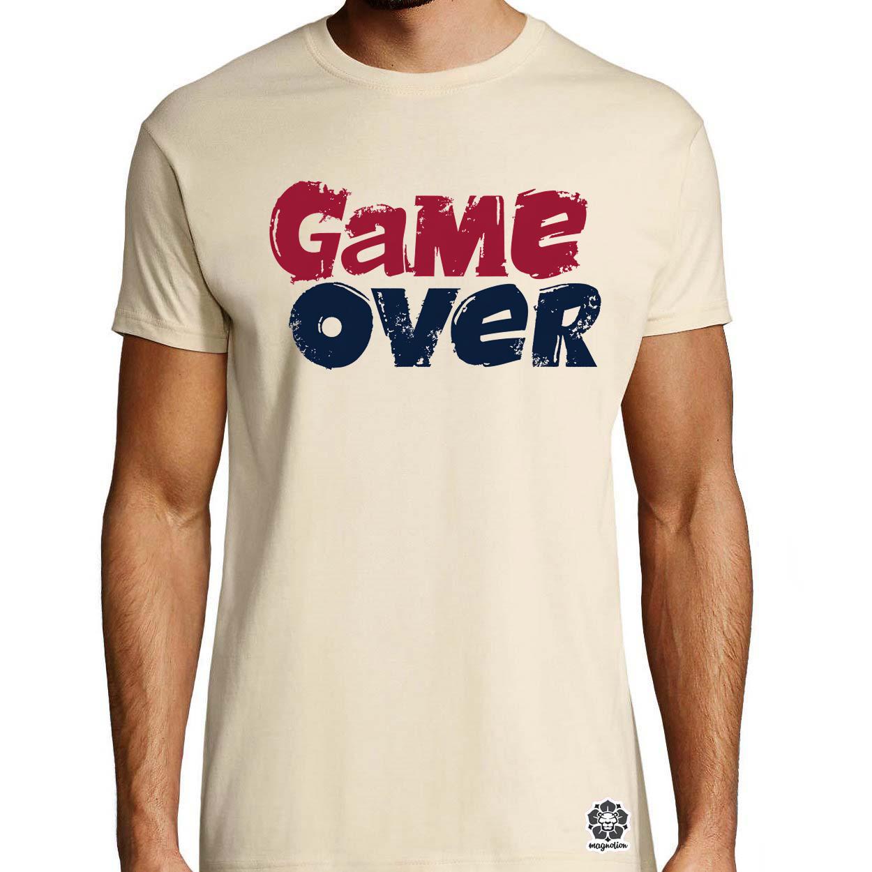 Game over v6 egyedi póló 