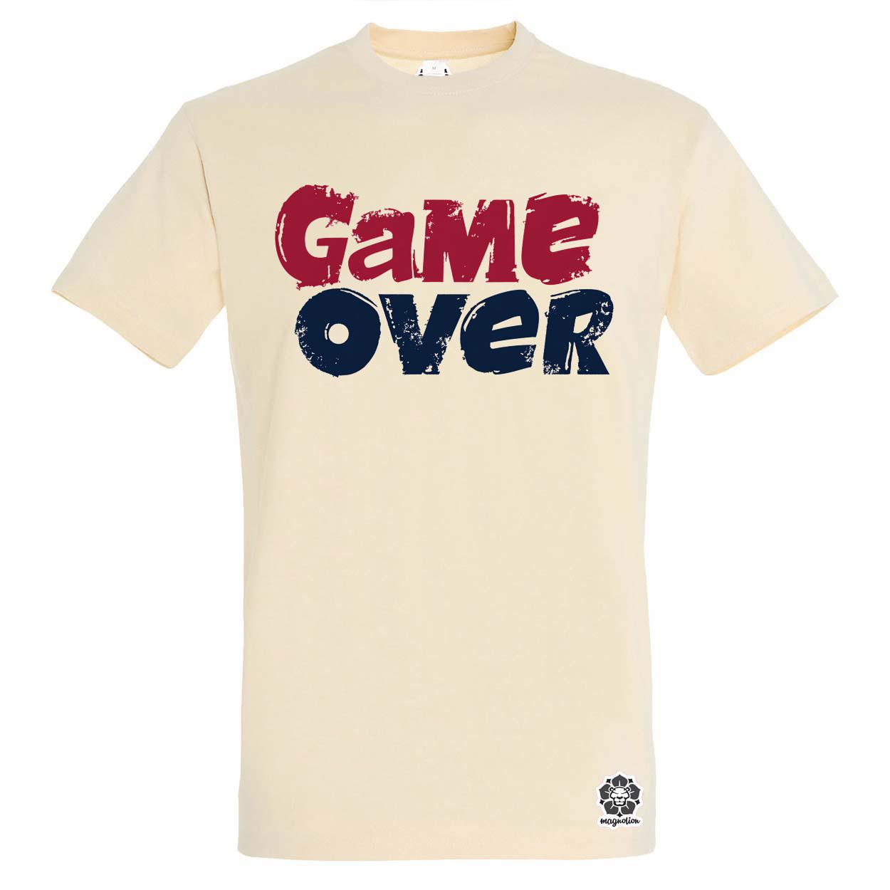 Game over v6 egyedi póló 