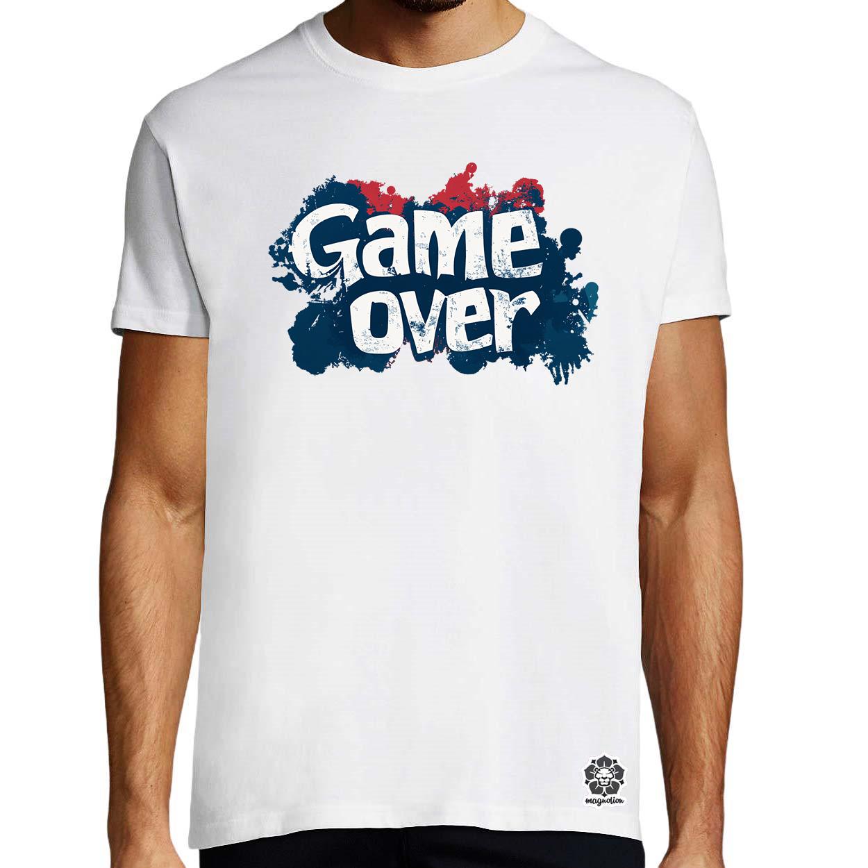 Game over v8 egyedi póló 