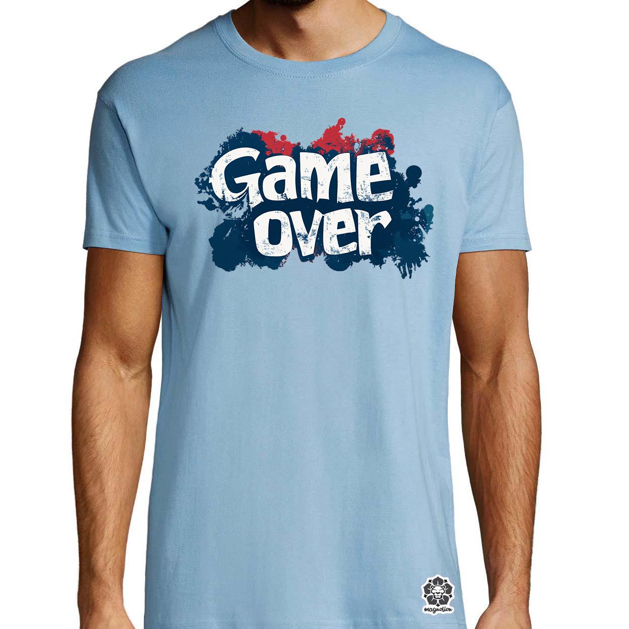 Game over v8 egyedi póló 