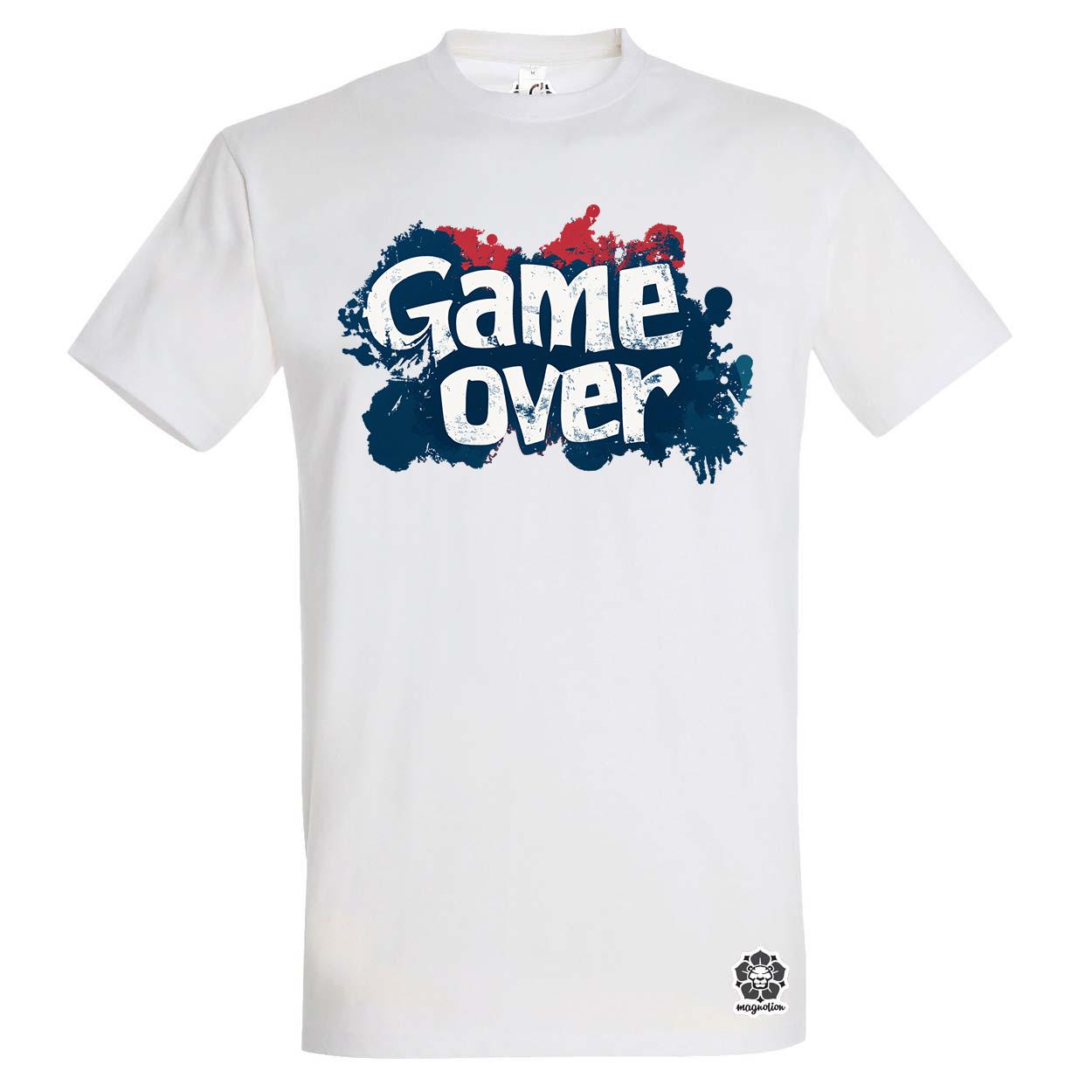 Game over v8 egyedi póló 