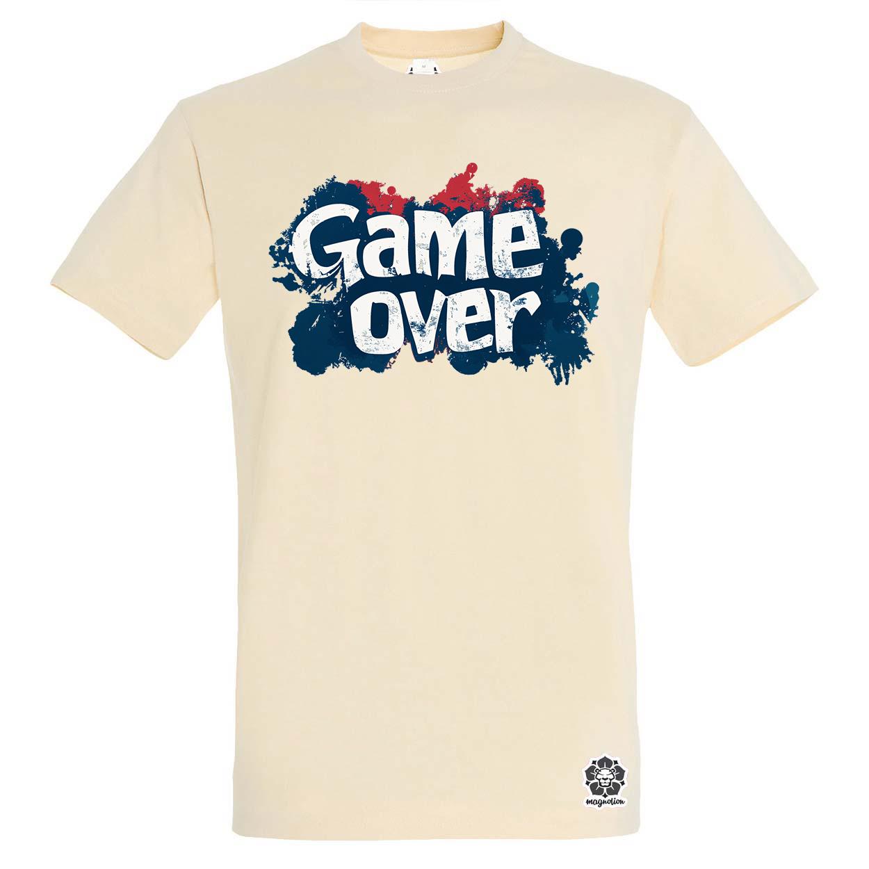Game over v8 egyedi póló 
