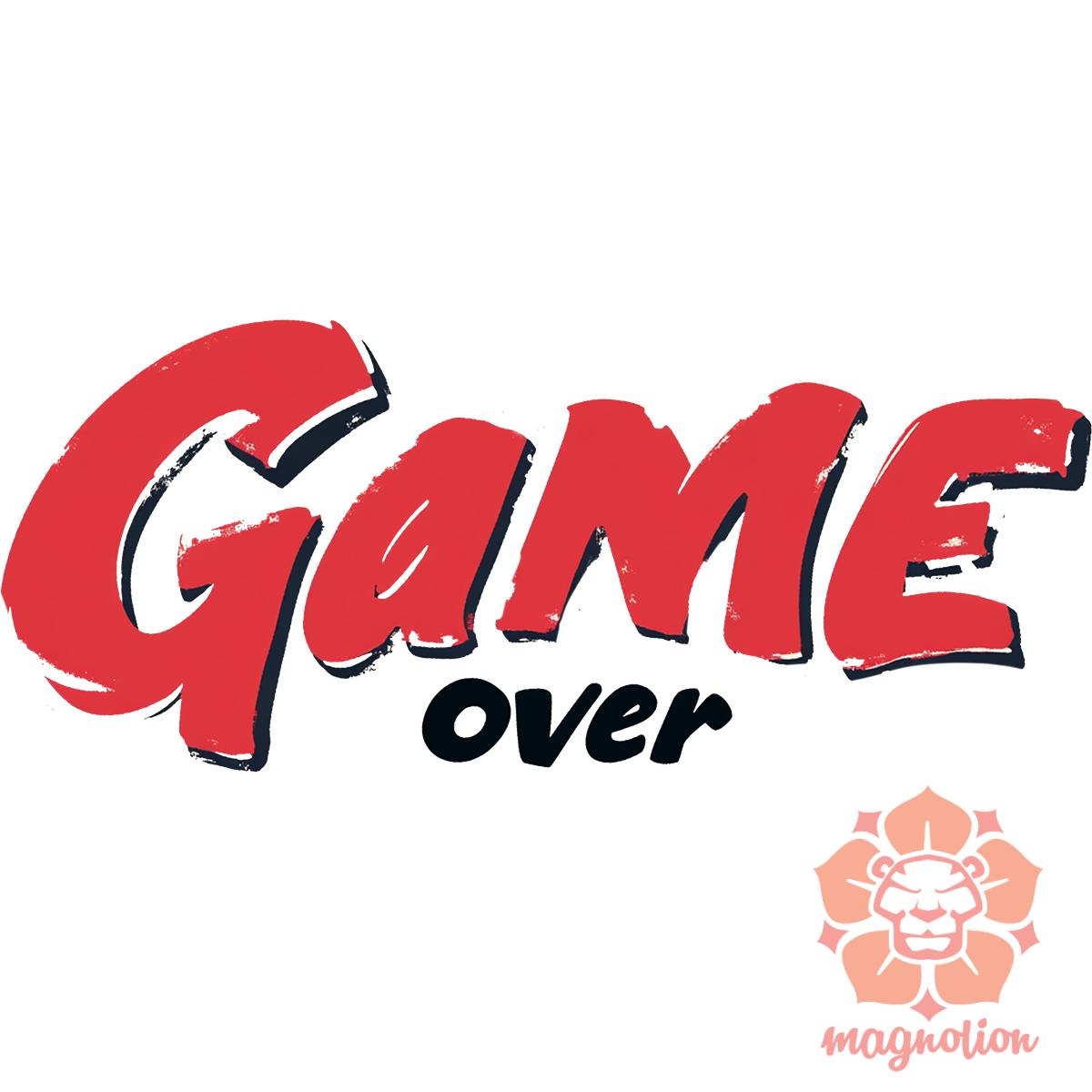 Game over v9 egyedi póló 