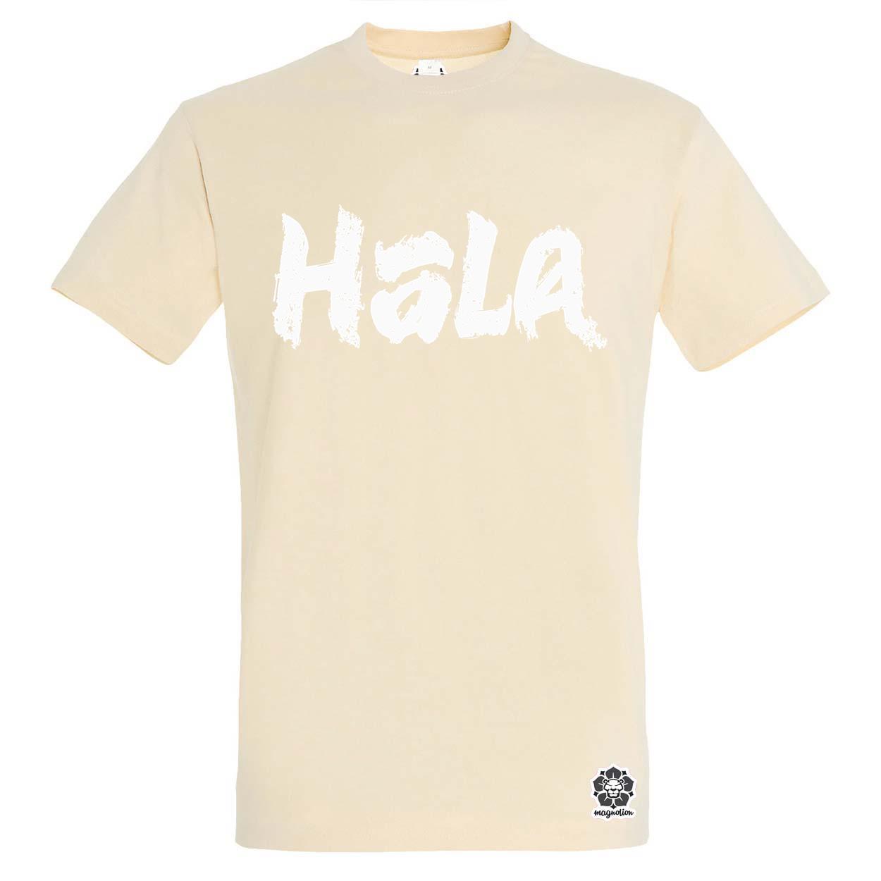 Hála v2 egyedi póló 
