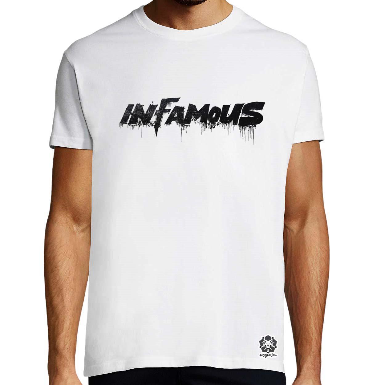 Infamous v2 egyedi póló 