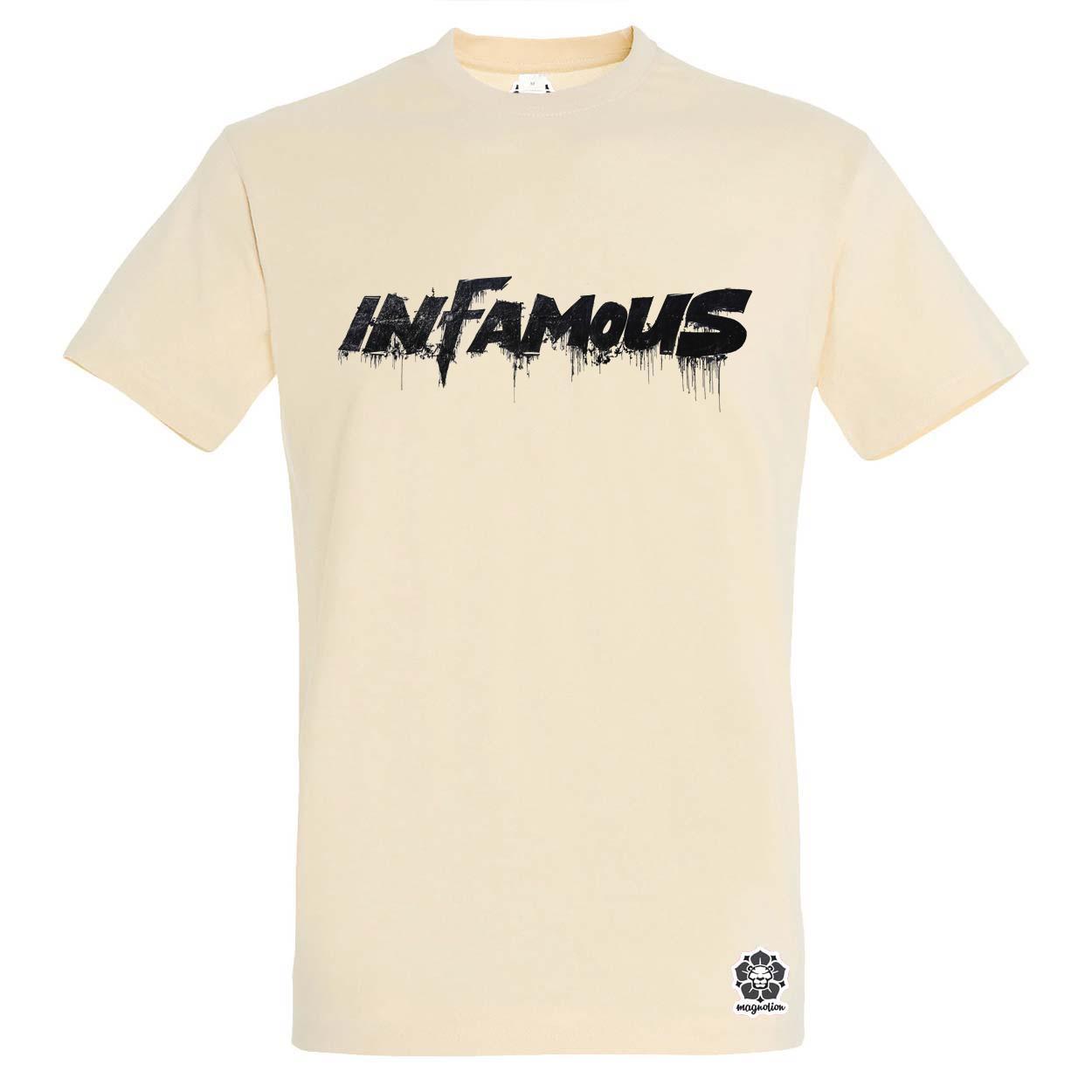 Infamous v2 egyedi póló 